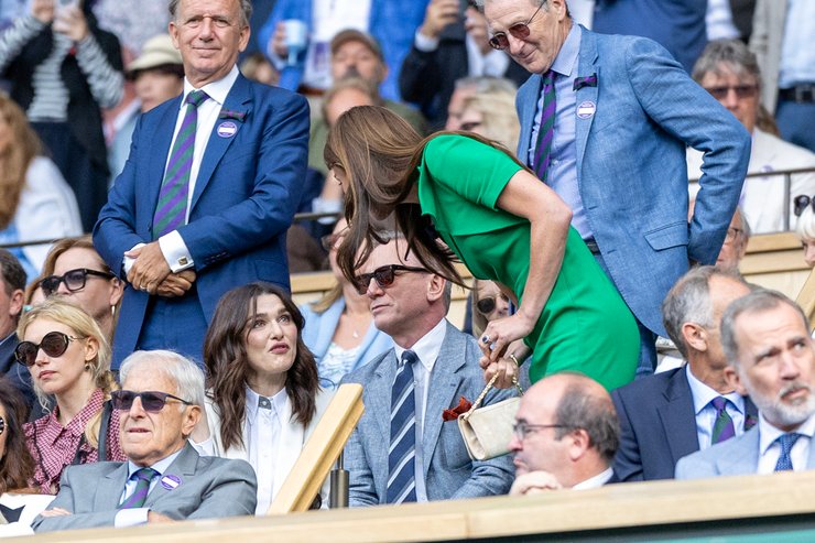 Кейт Миддлтон и Дэниел Крейг пообщались на Уимблдоне