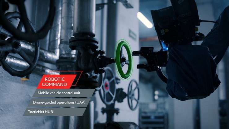 Magirus Wolf R1, пожарный робот