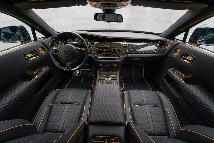 салон Rolls-Royce Wraith Mansory, тюнинг Rolls-Royce, Новый Rolls-Royce Wraith, купе Rolls-Royce, купе Rolls-Royce