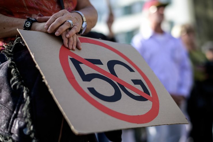 5G, 5G-связь, протест