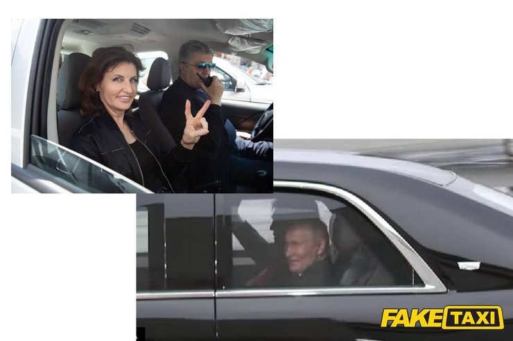 Путін в автомобілі Аляска