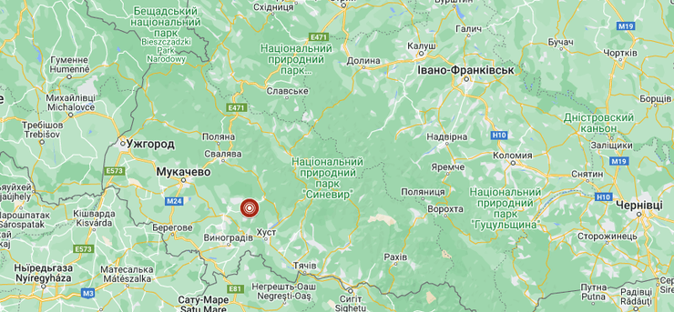 землетрус, закарпатська область, поштовхи, магнітуда, сейсмічна активність
