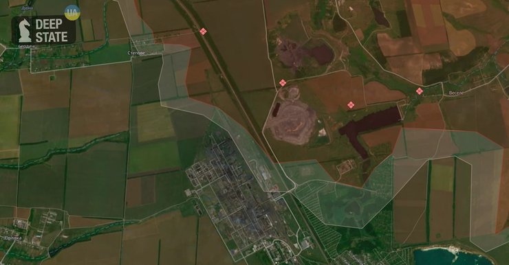 Карта DeepState — Степное