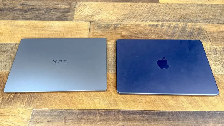 Ноутбуки Dell XPS 13 и MacBook Neo