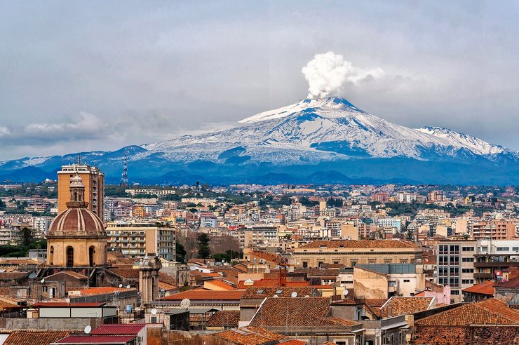 сицилія вулкан етна