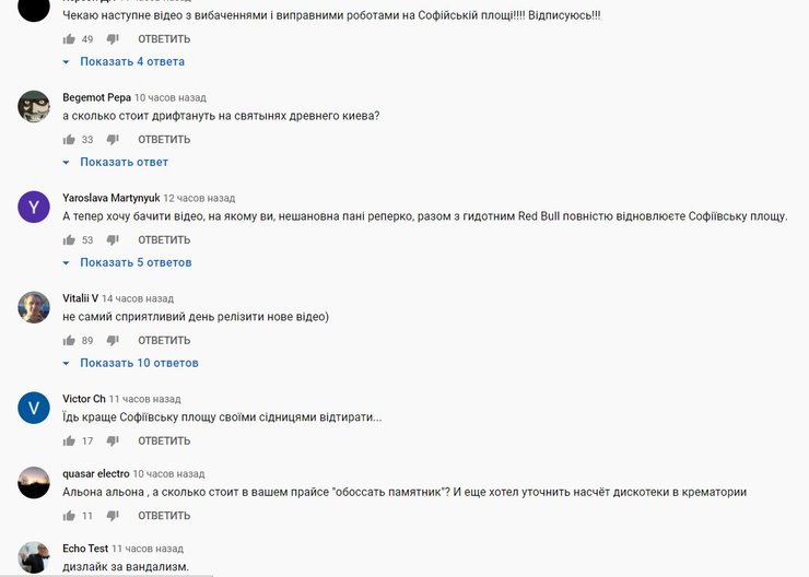 коментарі, вандалізм, Alyona Alyona