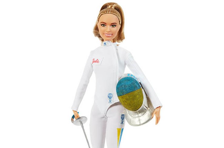 барби, кукла, ольга харлан, саблистка, фехтование, mattel, barbie