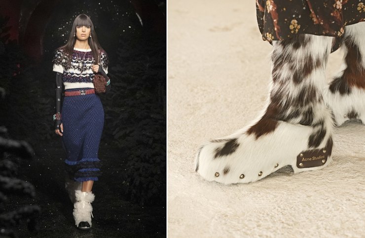 меховая обувь 2021 фото