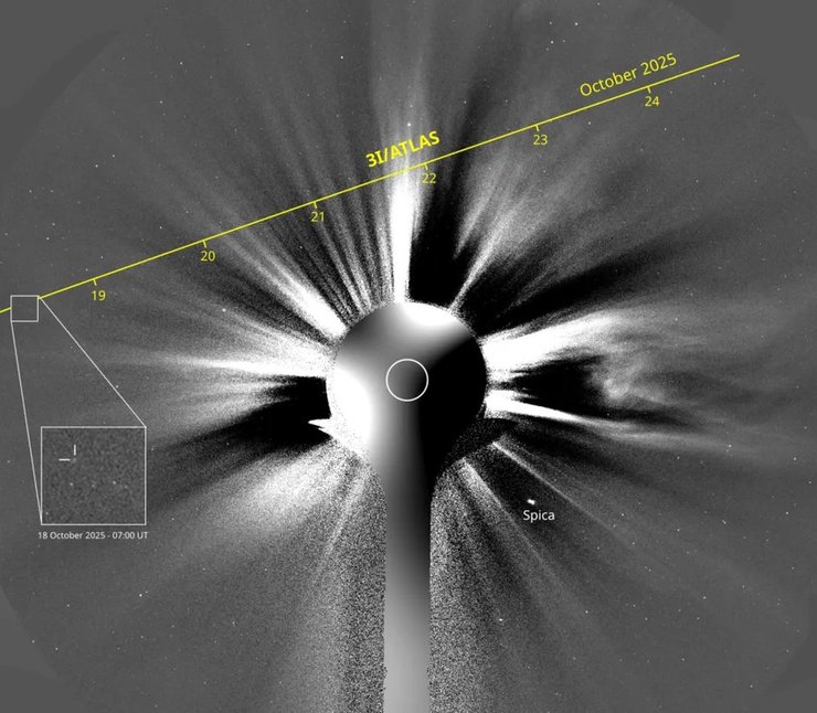 3I/ATLAS Міжзоряний об'єкт 3I/ATLAS несподівано змінився: ніхто не знає, що відбувається (фото)