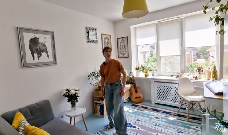 Идея ремонта в хрущевке, где 2 комнаты, жилье, недвижимость, дизайнерский ремонт