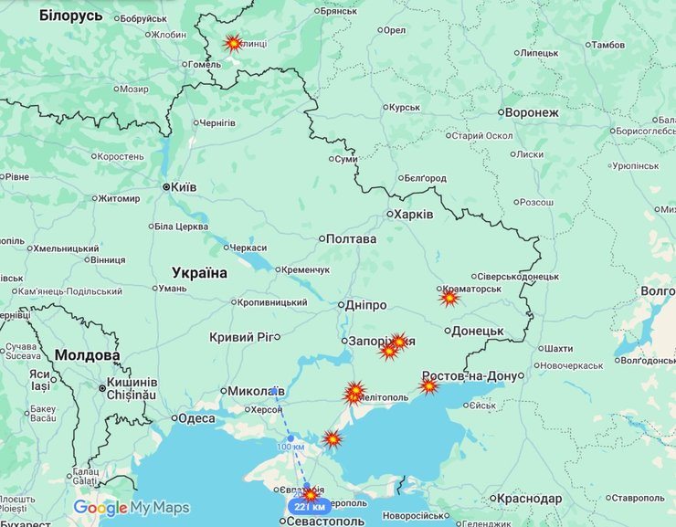 Які точки ураження дронами ЗСУ в ніч на 17 березня