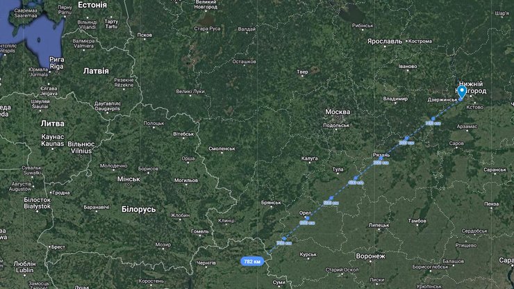 Расположение завода "Сибур-Нефтехим"