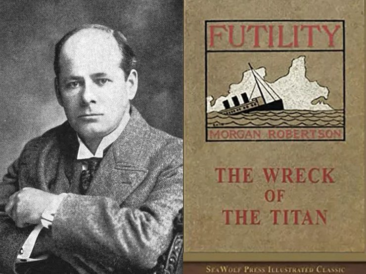 Книга, писатель, роман, книга о Титанике, пророчество, книга о корабле, "Крушение Титана", Морган Робертсон