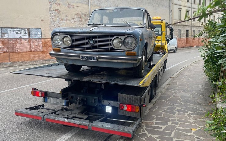 Lancia Fulvia, парковка, рекорд парковки, продолжительность парковки
