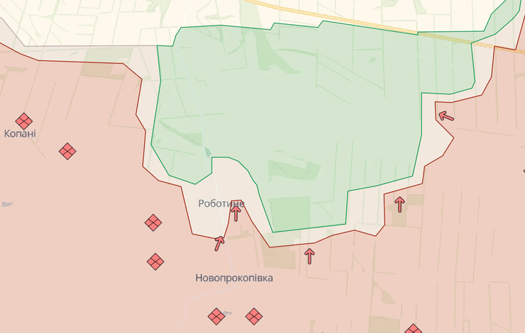 Карта бойових дій