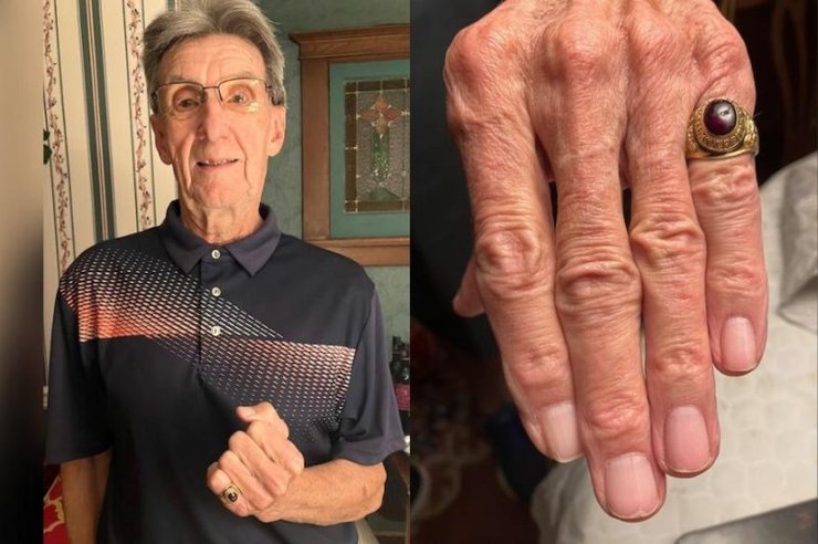 Дайвер нашел потерянное кольцо, семейная реликвия, потерянная драгоценность, кольцо, кольцо на дне океана