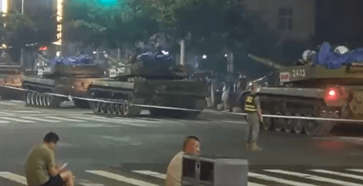 танки китай, военная техника китай, протесты в китае