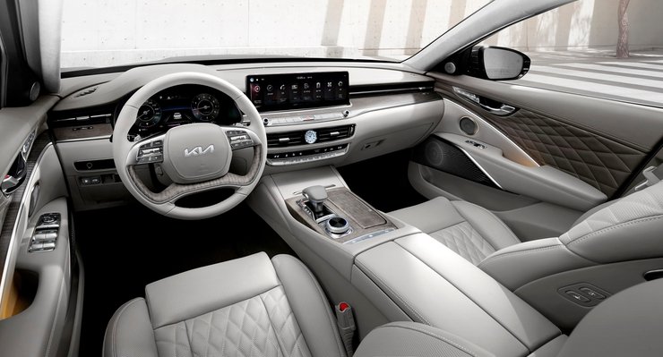 салон Kia K9, Kia K9 2024, новый Kia K9, седан Kia, седан Kia