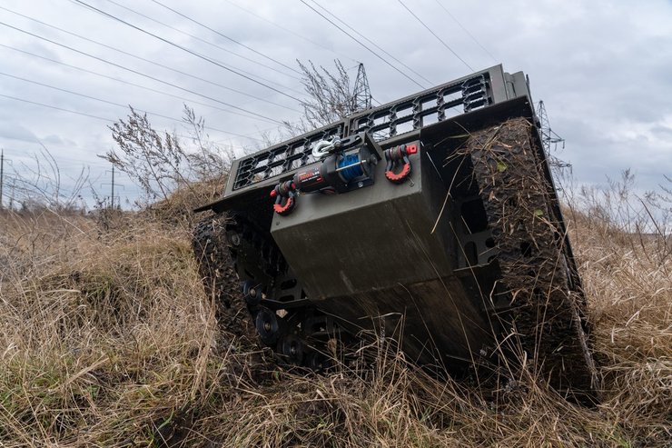 Наземный дрон, робот, Мураха, ВСУ, фото