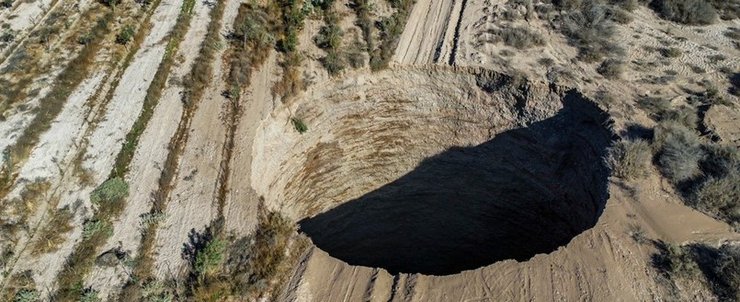 дыра, пустыня, Атакама, Чили