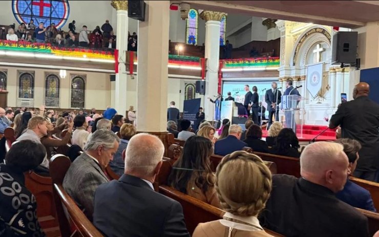 Тимошенко, Трамп, инаугурация, 20 января, молебен