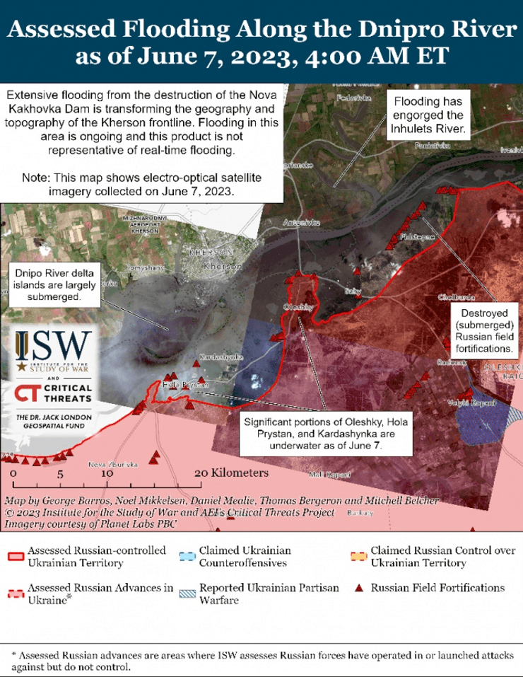 Каводнение, Херсонская область, карта