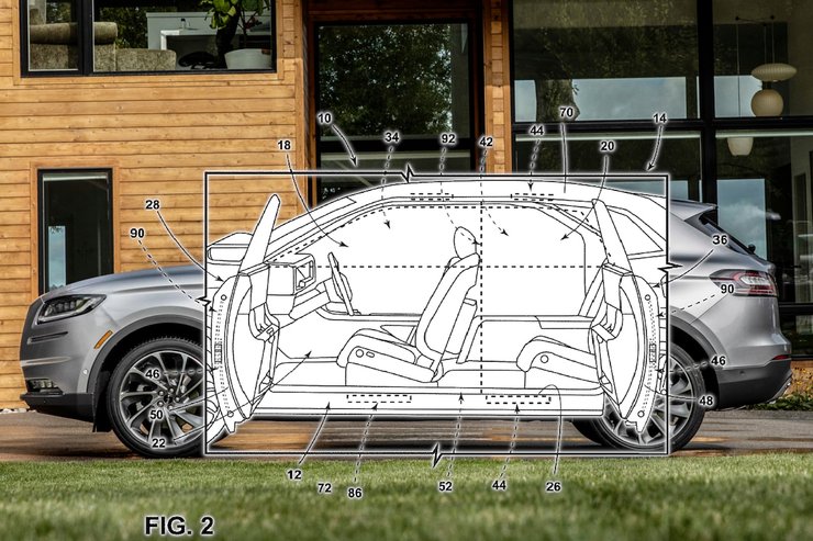 Необычные двери Ford