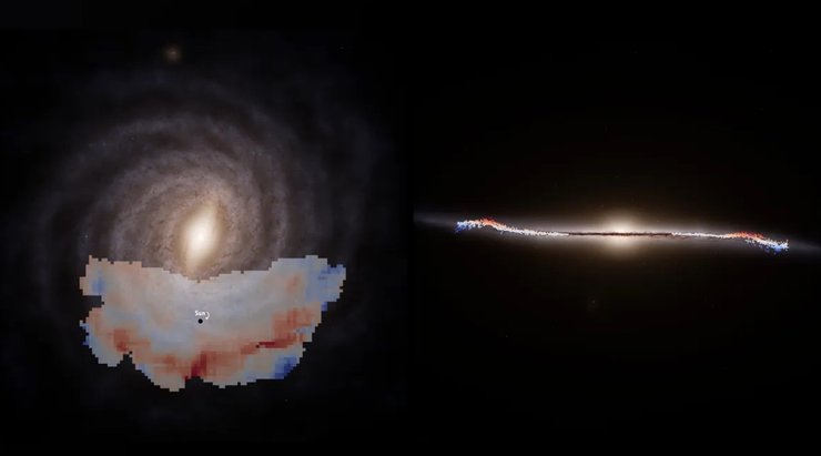 Млечный Путь большая волна Млечный Путь большая волна