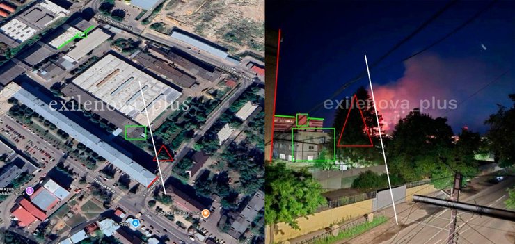 Горит завод Прогресс в Мичуринске