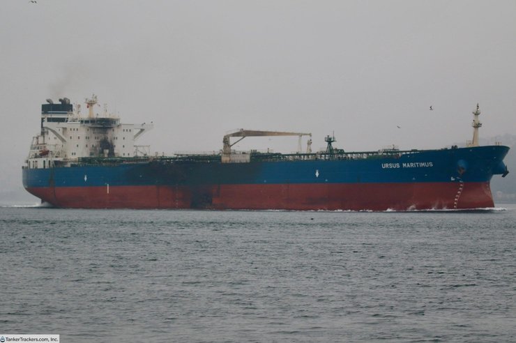 Фото правий борт URSUS MARITIMUS після атаки дронів 21-22 грудня