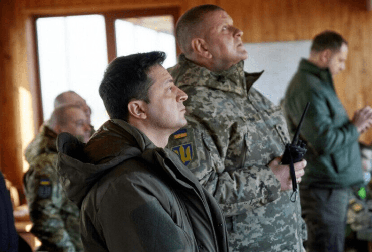 володимир зеленський, валерій залужний