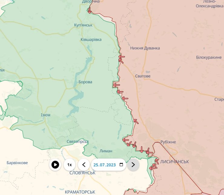 Купянское направление, Лиманское направления