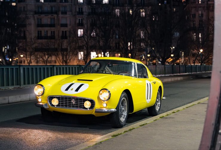 Ferrari 250 GT SWB, самые дорогие авто, топ 10 самых дорогих авто, авто 2024 года