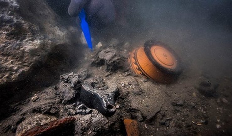 Останки затонувшего города