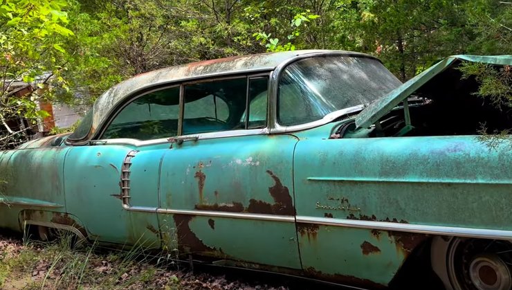 Cadillac Seville, ретро авто, кладбище авто, свалка авто