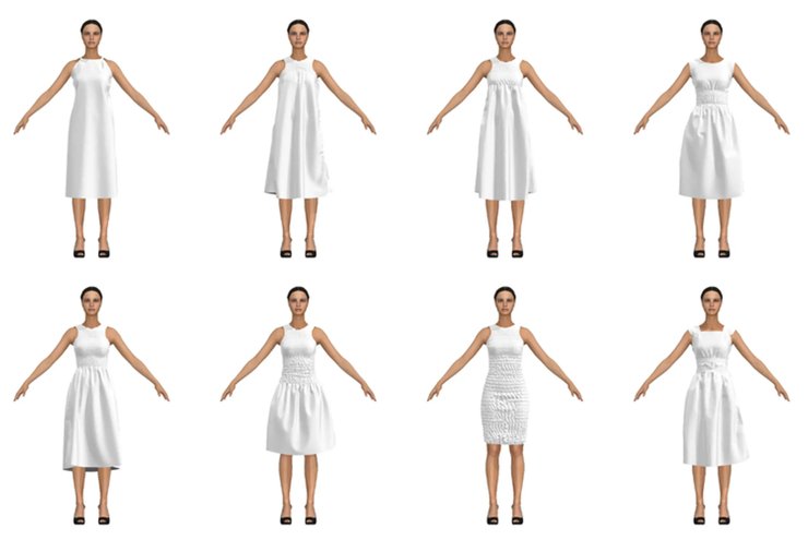 Робот платье меняет дизайн 4D Knit Dress