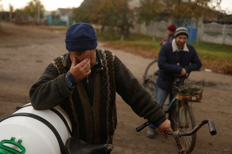 Жители Херсонской области после деоккупации