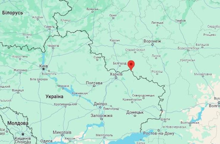 Тишанка, карта