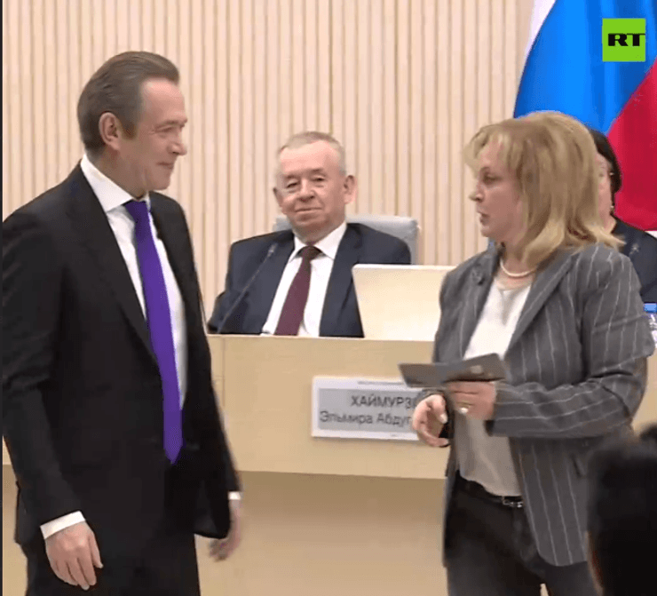 машков путін, цик, вибори