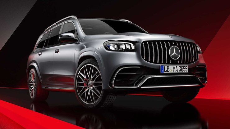 Mercedes-AMG GLS 63, Mercedes-Benz GLS 2024, Mercedes-Benz GLS, новый Mercedes GLS, Mercedes GLS 2024, кроссовер Mercedes GLS
