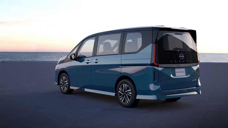 Nissan Serena 2023, Nissan Serena, новый Nissan Serena, минивэн Nissan, гибрид Nissan