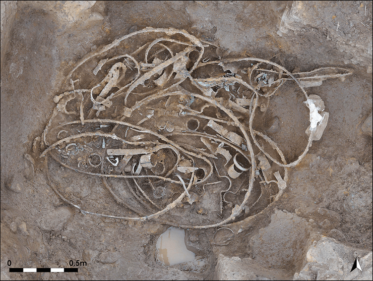 Сокровища содержали предметы связанные с транспортными средствами