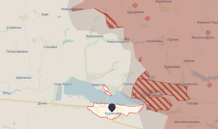 Cитуація на Курахівському напрямку станом на 5 листопада