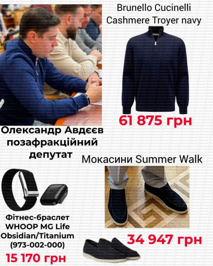 Лук депутата Олександра Авдеєва