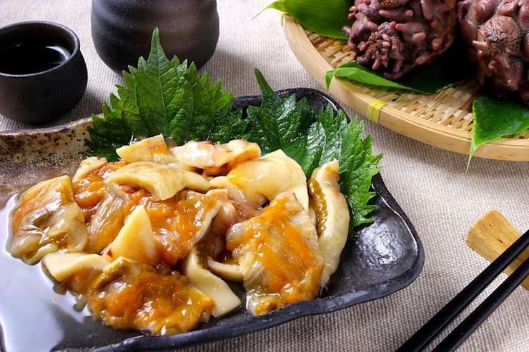 асцидії, стіл, тарілка, фото