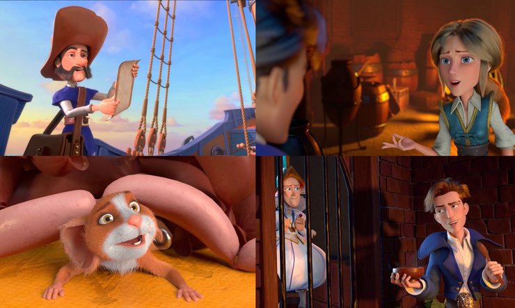 Гулливер возвращается - кадр из мультфильма от квартала 95