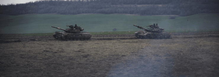 учения танкистов, 1 танковая бригада