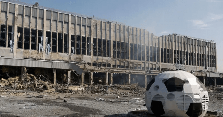 зруйновано палац спорту в Харкові