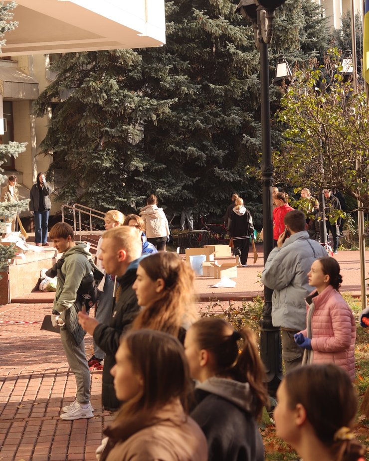 Обстріл 3 листопада, шахеди рф, КНУ, студенти