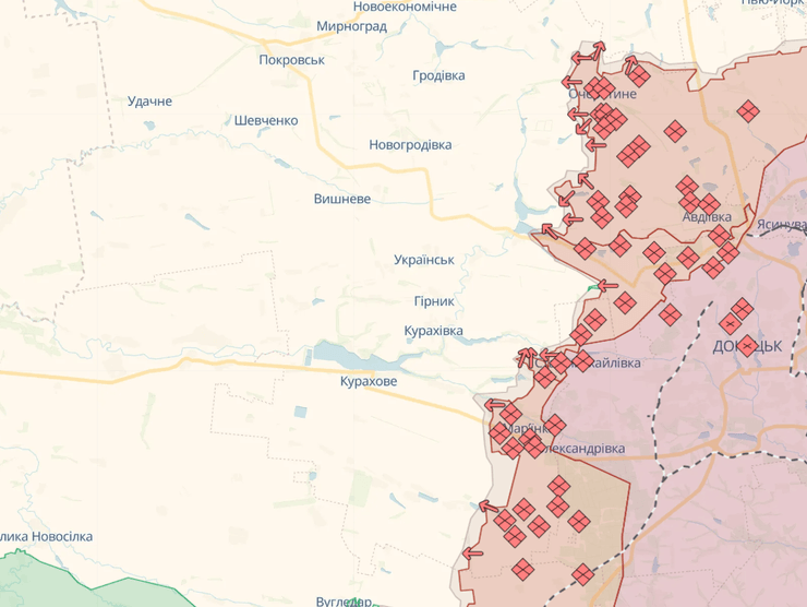 Ситуация на Покровском и Кураховском направлениях по состоянию на 4 июня